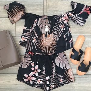 Off the shoulder romper (only romper for sale)